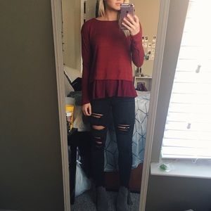 Maroon Fab’rik Sweater